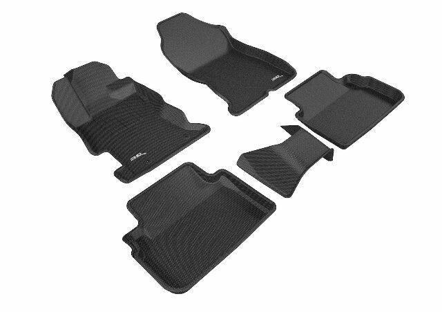 3D MAXpider Custom Compatible with Kagu Floor Mat (Black) Compatible with Subaru Impreza  / Crosstrek  - R1 R2 2018-2023