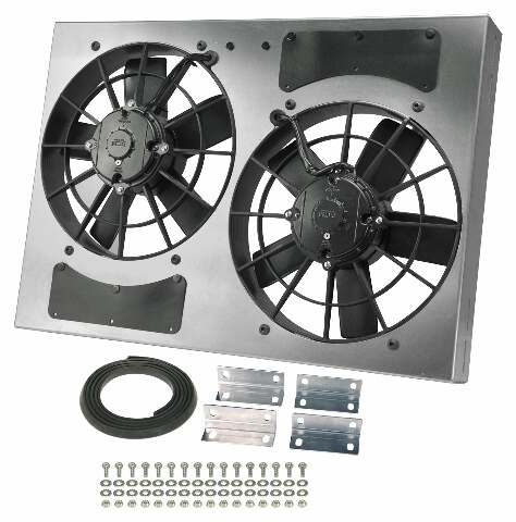 DUAL RAD FAN/ALUM SHROUD ASSM