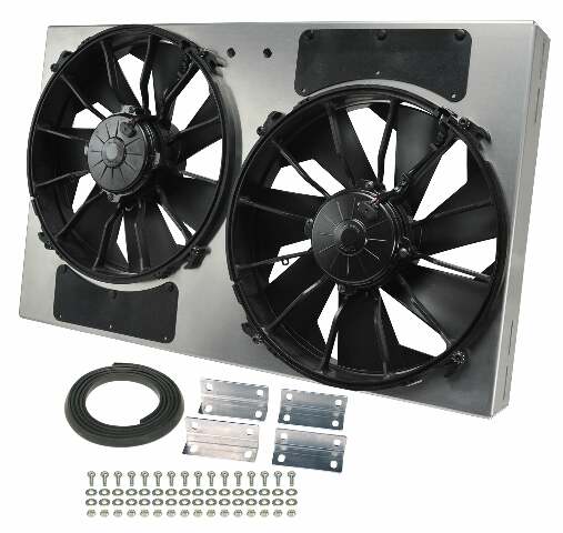 DUAL RAD FAN/ALUM SHROUD ASSM