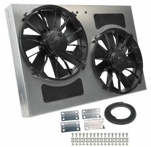 DUAL RAD FAN/ALUM SHROUD ASSM