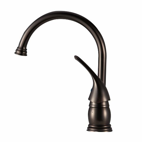 Dura Faucet DF-NMK301-VB RV Gooseneck Kitchen Sink Faucet with Matching Side Sprayer (Venetian Bronze)