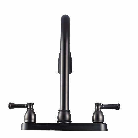 Dura Faucet DF-PK350L-VB Low Weight Metallic Plating over ABS Plastic Resin Two-Handle Pull-Down RV Kitchen Sink Faucet (Venetian Bronze)