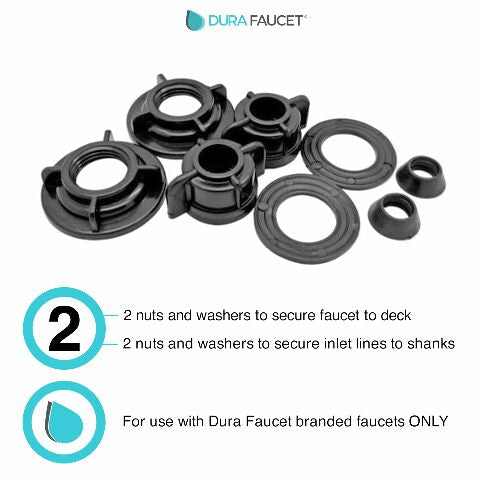 Dura Faucet DF-RK100 RV Mounting Washers and Nuts