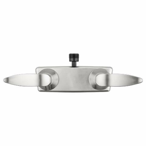 Dura Faucet DF-SA100LH-SN RV Shower Faucet Valve Diverter with Winged Levers (Satin Nickel)