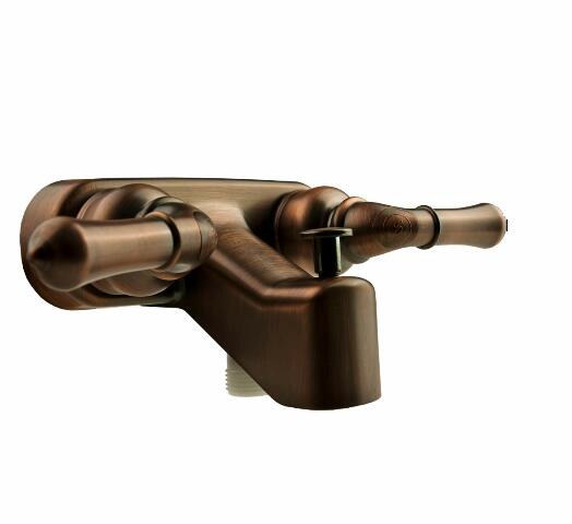 Dura Faucet DF-SA110C-ORB RV Tub & Shower Faucet Valve Diverter with Classical Handles (Bronze Finish)