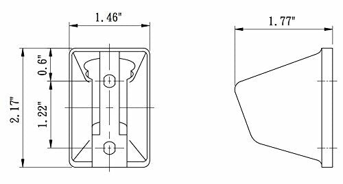 Dura Faucet DF-SA156-BQ RV Handheld Shower Wand Bracket Holder - Mounting Screws Included (Bisque Parchment)