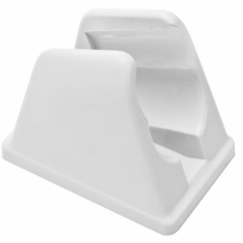 Dura Faucet DF-SA156-WT RV Handheld Shower Wand Bracket Holder - Mounting Screws Included (White)