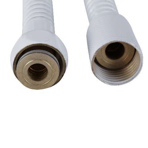 Dura Faucet DF-SA200-WT RV 60-inch Flexible Stainless Steel Handheld Shower Head Hose (White)