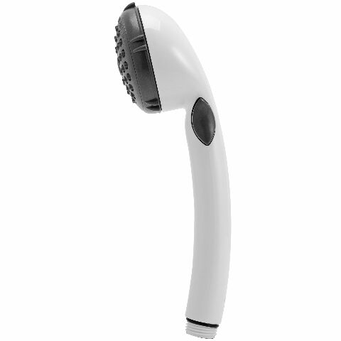 Dura Faucet DF-SA400-WT RV Hand Held Shower Wand - Water-Saving Trickle Switch (White)