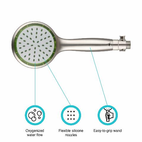 Dura Faucet DF-SA470-SN RV Pressure-Assist Hand Held Shower Wand (Brushed Satin Nickel)