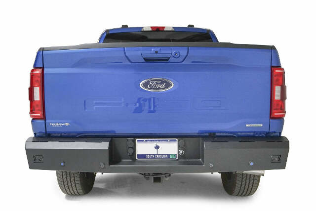 Fab Fours FF21-RT5150-1 Red Steel Rear Bumper Fits 21-22 F-150