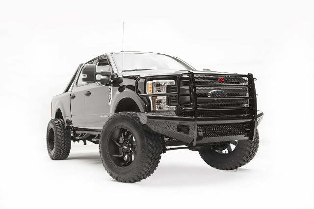 Fab Fours FS17-S4160-1 Black Steel Front Ranch Bumper