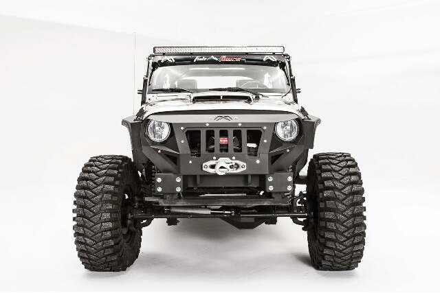 Fab Fours GR1000-1 Grumper Grill/Front Bumper Fits 07-18 Wrangler (JK)