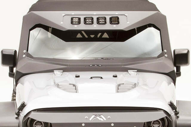 Fab Fours JK3021-1 ViCowl Light Insert Fits 07-18 Wrangler (JK)