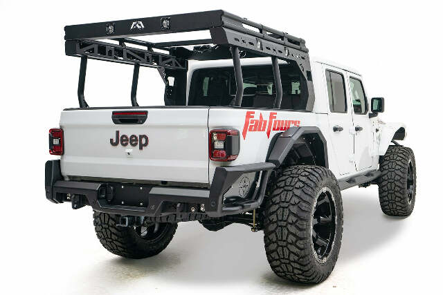 Fab Fours JT20-Y1950-1 Rear Bumper Fits 20-22 Gladiator