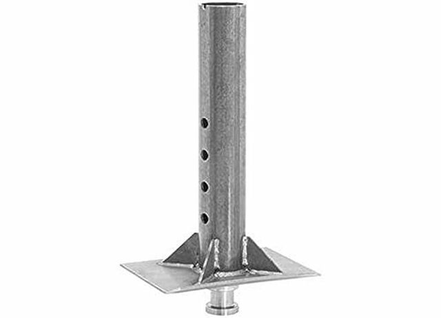 Bulldog 0289640300 Gooseneck Coupler, 2-5/16 Inch Diameter, 4 in. Diameter x 22.2 Inch Inner Tube Only, 25,000 lbs. Capacity, Round, Raw