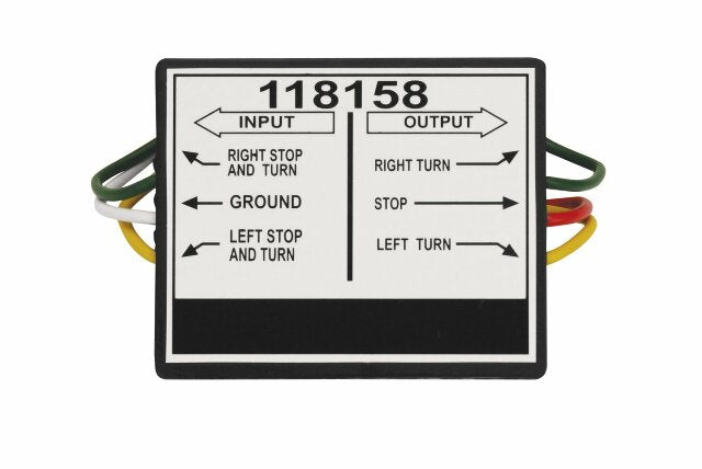 Tekonsha 118158 Taillight Converter Compatible with Connecting Tow Vehicles w/2 Wire Systems to Towed Vehicles w/3 Wire Systems