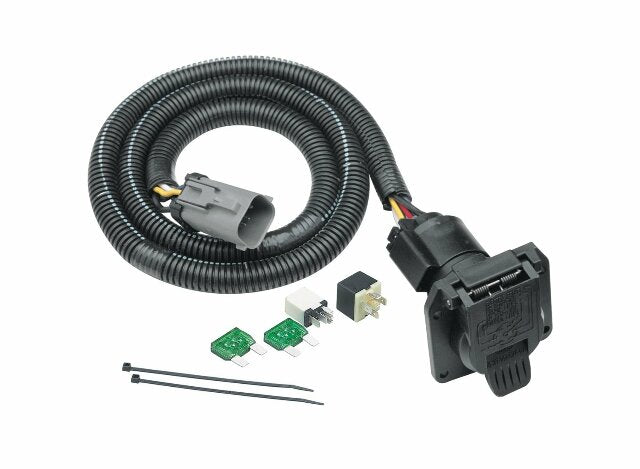 Tekonsha 118243 Tow Harness 7-Way Compatible with  F250 F350 F450 F550 SuperDuty | Easy Installation, Superior Functionality, Plug & Play Connectors, No Cutting or Splicing 2001