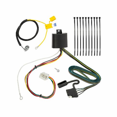Tekonsha 118277 Tow Harness, 4-Way Flat, w/Circuit Protected ModuLite® HD Module, Compatable with 2016-2021 Mitsubishi Outlander