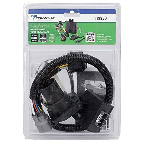 Tekonsha 118288 Tow Harness, 7-Way, w/Circuit Protected ModuLite® HD Module, Compatable with 2017-2023 Honda Ridgeline Black
