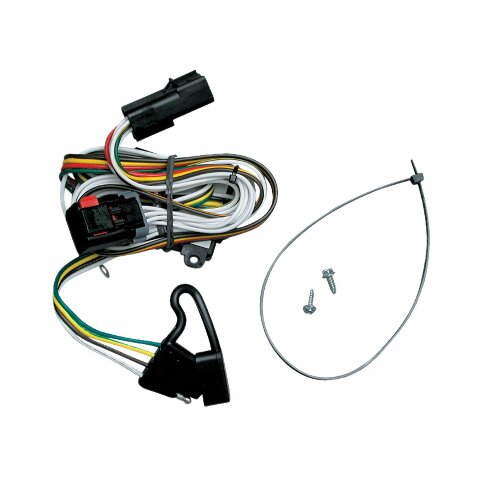 Tekonsha 118376 T-One® T-Connector Harness,4-Way Flat,w/Converter,Compatable with 2001-2003 Chrysler Town & Country,2001-2003 Chrysler Voyager,2001-2003 Dodge Caravan , Black