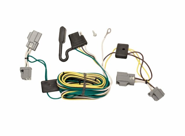 TEKONSHA 118395 T-One® T-Connector Harness, 4-Way Flat, Compatable with 2005-2007 Ford Five Hundred, 2005-2007 Ford Freestyle, Black