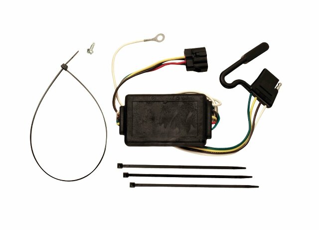 TEKONSHA 118401 T-One® T-Connector Harness, 4-Way Flat, w/Circuit Protected Converter, Compatable with 2005-2010 KIA Sportage Black