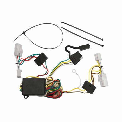 TEKONSHA 118413 T-One® T-Connector Harness, 4-Way Flat, w/Converter, Compatable with 2006-2011 Hyundai Azera, 2001-2007 Toyota Highlander, Black