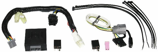 TEKONSHA Draw-Tite T-One® T-Connector Harness, 4-Way Flat, Compatible with Select Honda Pilot,Black