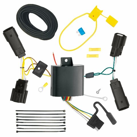 Tekonsha T-One® T-Connector Harness, 4-Way Flat, Compatible with Select Ford Fusion