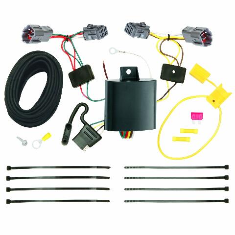 Tekonsha 118637: T-One T-Connector Harness, 4-Way Flat, W/Circuit Protected Modulite Module