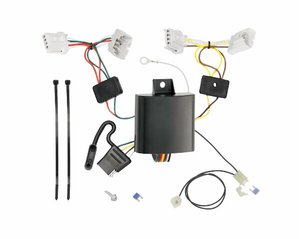TEKONSHA T-One® T-Connector Harness, 4-Way Flat, Compatible with Select Nissan Murano Silver