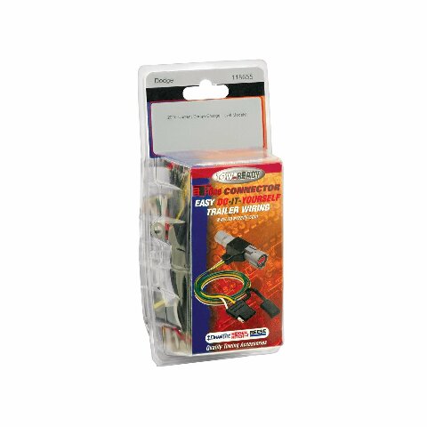 Tekonsha 118655 T-One® T-Connector Harness, 4-Way Flat, w/Circuit Protected ModuLite® HD Module, Compatable with 2015-2022 Dodge Charger