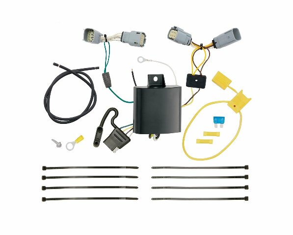 Tekonsha T-One® T-Connector Harness, 4-Way Flat, Compatible with Select Chrysler 300