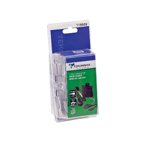 Tekonsha T-One® T-Connector Harness, 4-Way Flat, Compatible with Select Chevrolet Trax, Black