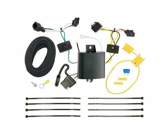 Tekonsha T-One® T-Connector Harness, 4-Way Flat, Compatible with Select Volkswagen Golf Alltrack, Golf SportWagen