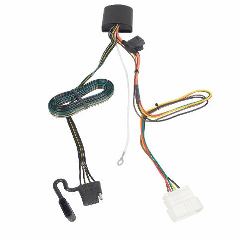 Tekonsha T-One® T-Connector Harness, 4-Way Flat, Compatible with Select Honda Passport
