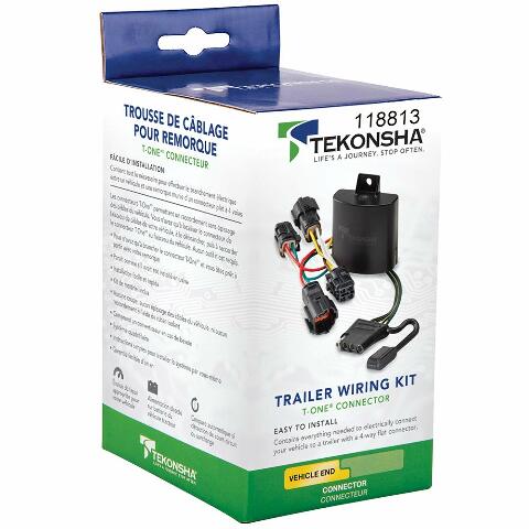 Tekonsha T-One® T-Connector Harness, 4-Way Flat, Compatible with Select KIA Soul