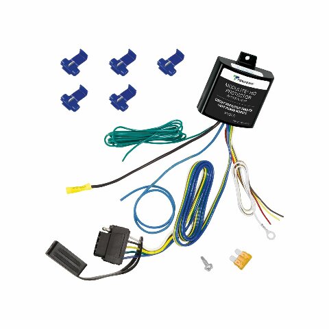 Tekonsha ModuLite® HD Protector w/Integrated Circuit & Overload Protection & 5-Flat Connector Compatible with Backup Light or Surge Brake Lockout Circuit