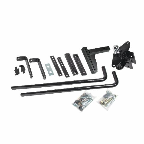 Reese 49912 Pro Round Bar Weight Distribution Hitch with Sway Control, 8,000 lbs. Capacity, Compatible with Up to 7 Inch Trailer Frames, 8.5 Inch Drop Shank Included