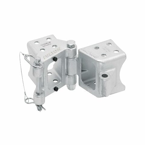 Fulton HDPB350101 Bolt On Folding Trailer Tongue Swing Away Hinge Kit Compatible with 2 Inch x 3 Inch Trailer Beams, 9,000 lbs. Capacity, Helps Reduce Trailer Length Compatible with Storage
