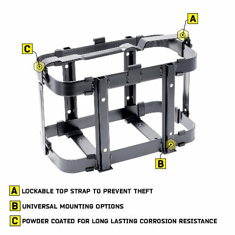Smittybilt 2798 Jerry Gas Can Holder