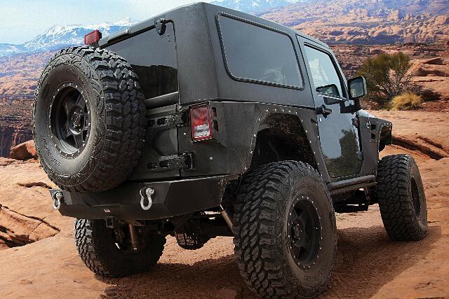 SmittyBilt HD PIVOT TIRE CARRIER - SB2843