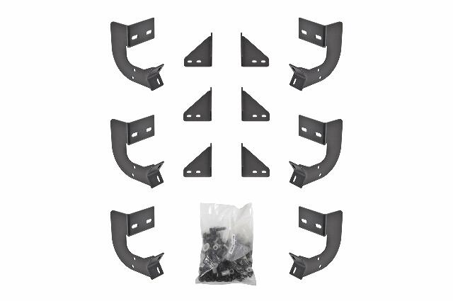 Dee Zee DZ 66336 Hex Side Step Bracket Kit, Black
