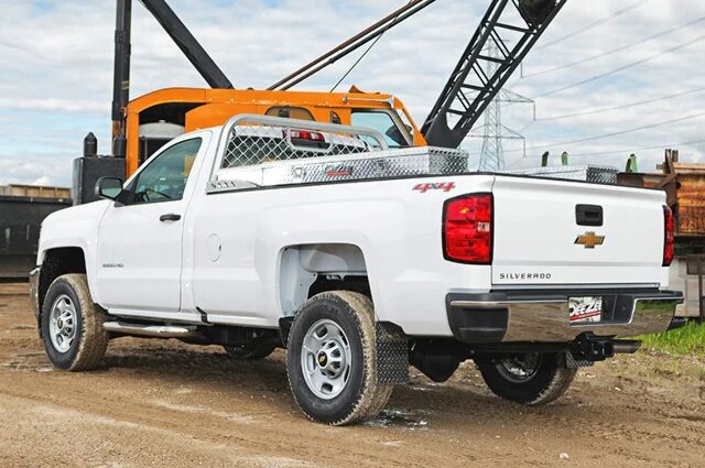 Dee Zee DZ95050R Silver Aluminum Mesh Cab Rack