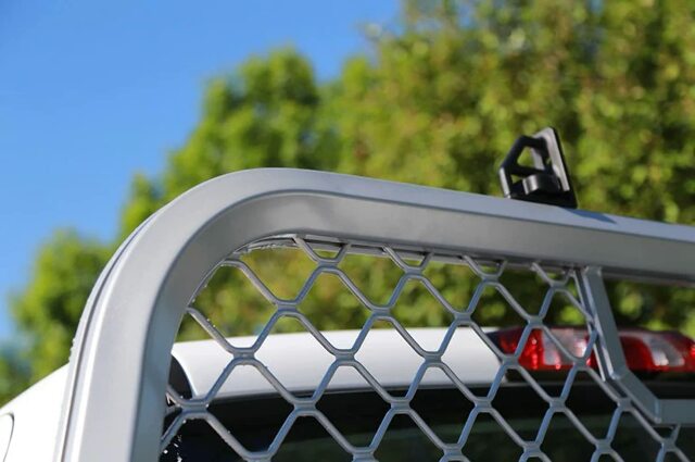 Dee Zee DZ95050R Silver Aluminum Mesh Cab Rack