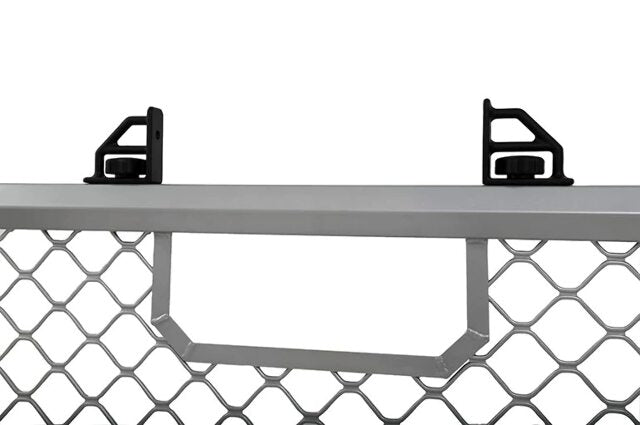 Dee Zee DZ95050R Silver Aluminum Mesh Cab Rack