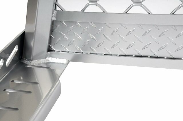 Dee Zee DZ95050WR Silver Aluminum Mesh Cab Rack