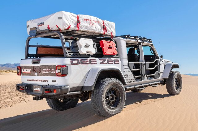 Dee Zee DZ95054RTB Teture Black Rear Aluminum Truck Rack