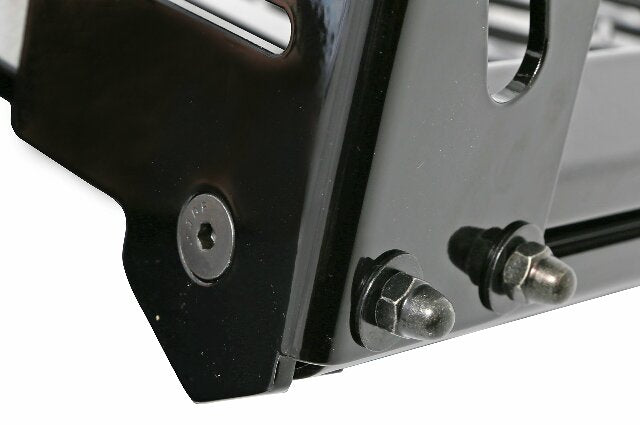 Dee Zee DZ95072RB Gloss Black Aluminum Mesh Cab Rack